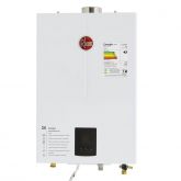 Aquecedor a Gás Digital Rheem 26 Litros GLP/GN Branco