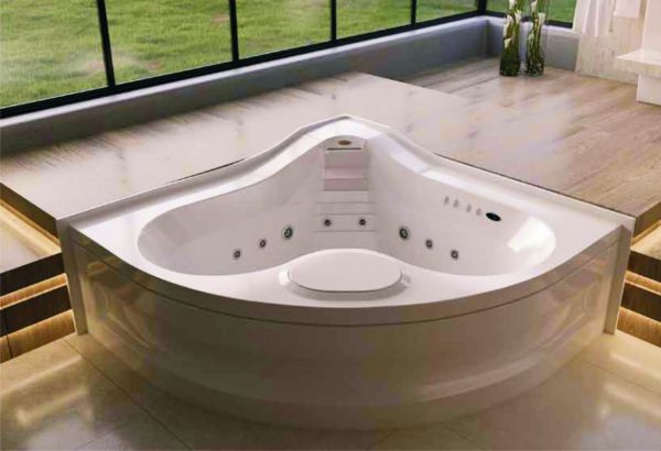 Jacuzzi Fiore Canto 172,5 x 172,5 x 54 Acrilico Cod: 99820086 S/ aquecedor